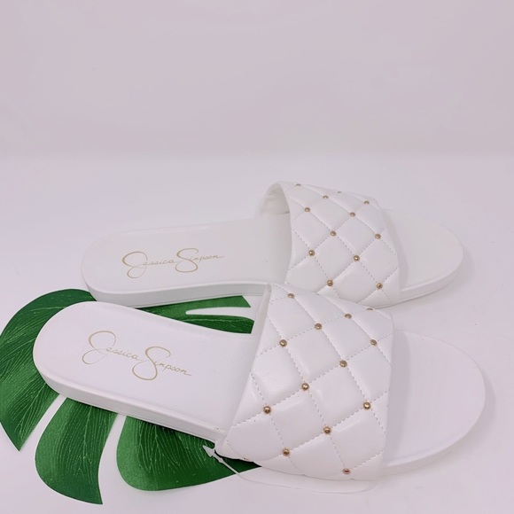 Jessica Simpson Shoes - NWOT Jessica Simpson Studded Slide Sandal